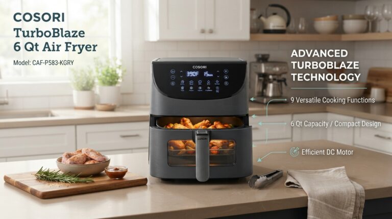 A Practical Guide to the Cosori 9-in-1 TurboBlaze Air Fryer, 6 Qt